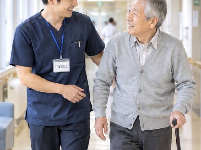 病院の廊下(通院・院内同行サポートのイメージ)